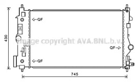 Теплообменник AVA QUALITY COOLING OL2547