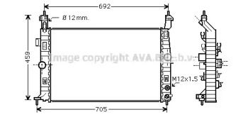 Теплообменник AVA QUALITY COOLING OL2582