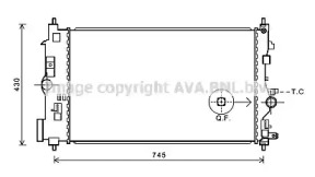 Теплообменник AVA QUALITY COOLING OL2591