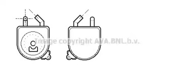 масляный радиатор, двигательное масло AVA QUALITY COOLING OL3194