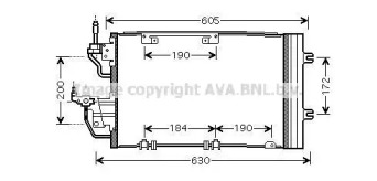 Конденсатор AVA QUALITY COOLING OL5454D