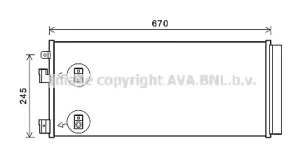 Конденсатор, кондиционер AVA QUALITY COOLING OL5679D