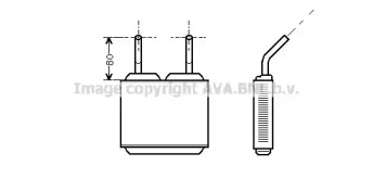 Теплообменник, отопление салона AVA QUALITY COOLING OL6113