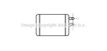 Теплообменник, отопление салона AVA QUALITY COOLING OL6121