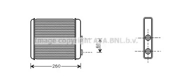 Теплообменник AVA QUALITY COOLING OL6260