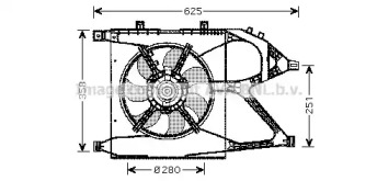 Вентилятор AVA QUALITY COOLING OL7517