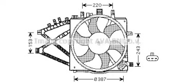 Вентилятор AVA QUALITY COOLING OL7521