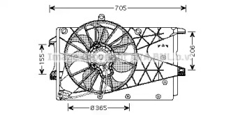 Вентилятор AVA QUALITY COOLING OL7526