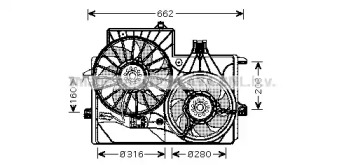 Вентилятор AVA QUALITY COOLING OL7529