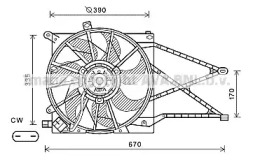 Вентилятор AVA QUALITY COOLING OL7603