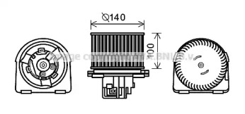 Электродвигатель AVA QUALITY COOLING OL8617