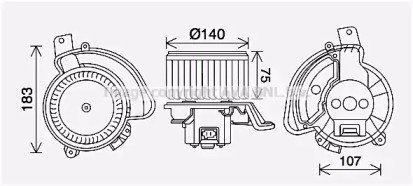 Электродвигатель AVA QUALITY COOLING OL8689