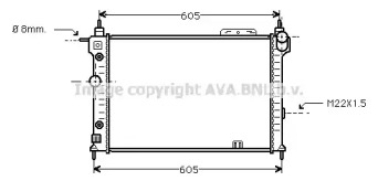 Теплообменник AVA QUALITY COOLING OLA2029