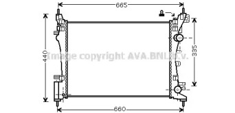 Теплообменник AVA QUALITY COOLING OLA2408