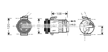 Компрессор AVA QUALITY COOLING OLAK312