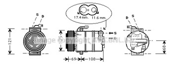 Компрессор AVA QUALITY COOLING OLAK316