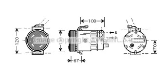 Компрессор AVA QUALITY COOLING OLAK319