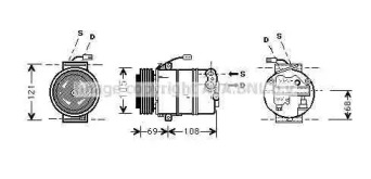 Компрессор AVA QUALITY COOLING OLAK373