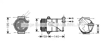 Компрессор AVA QUALITY COOLING OLAK437