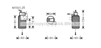 Осушитель AVA QUALITY COOLING OLD143