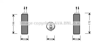 Осушитель AVA QUALITY COOLING OLD153