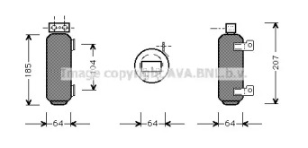 Осушитель AVA QUALITY COOLING OLD282