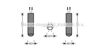 Осушитель AVA QUALITY COOLING OLD351