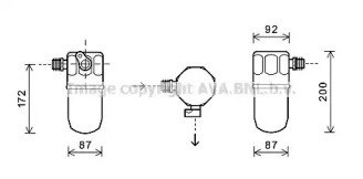 Осушитель AVA QUALITY COOLING OLD563