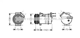 Компрессор AVA QUALITY COOLING OLK313