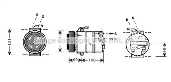 Компрессор AVA QUALITY COOLING OLK317