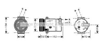 Компрессор AVA QUALITY COOLING OLK318