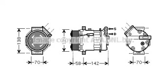 Компрессор AVA QUALITY COOLING OLK448