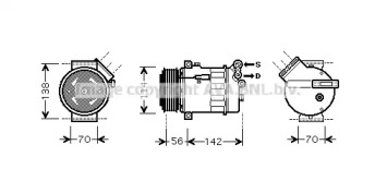 Компрессор AVA QUALITY COOLING OLK449