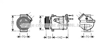 Компрессор AVA QUALITY COOLING OLK450