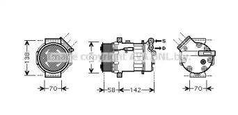 Компрессор AVA QUALITY COOLING OLK465