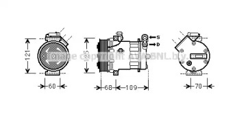 Компрессор AVA QUALITY COOLING OLK475