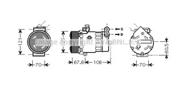 Компрессор AVA QUALITY COOLING OLK477