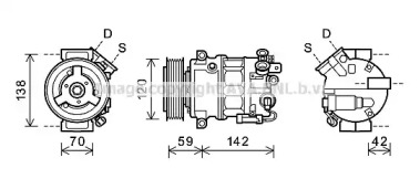 Компрессор AVA QUALITY COOLING OLK576