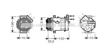 Компрессор AVA QUALITY COOLING OLK586