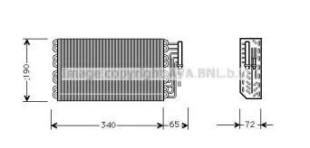 Испаритель AVA QUALITY COOLING OLV088