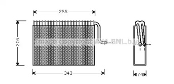 Испаритель, кондиционер AVA QUALITY COOLING OLV171