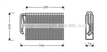 Испаритель AVA QUALITY COOLING OLV289