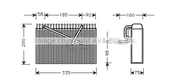 Испаритель AVA QUALITY COOLING OLV298