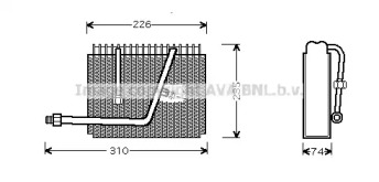 Испаритель AVA QUALITY COOLING OLV320