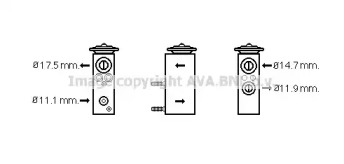 Клапан AVA QUALITY COOLING PE1348