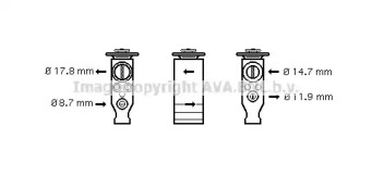 Клапан AVA QUALITY COOLING PE1357