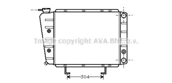 Теплообменник AVA QUALITY COOLING PE2023