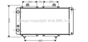 Теплообменник AVA QUALITY COOLING PE2033