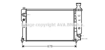 Теплообменник AVA QUALITY COOLING PE2068