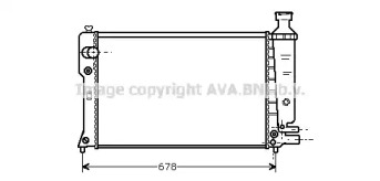 Теплообменник AVA QUALITY COOLING PE2097